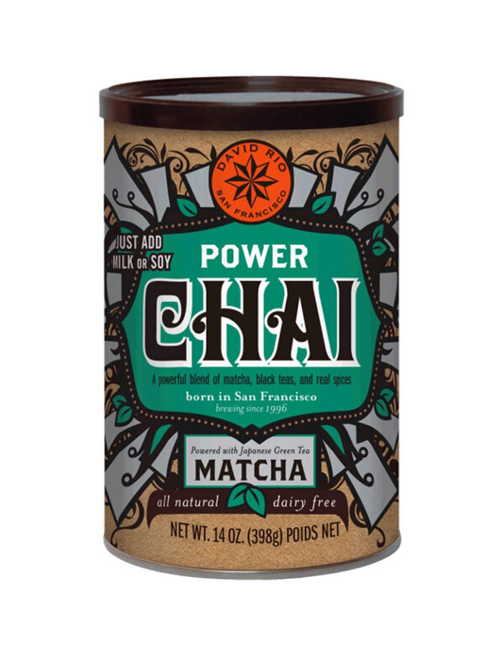 Power Chai with Matcha 398g