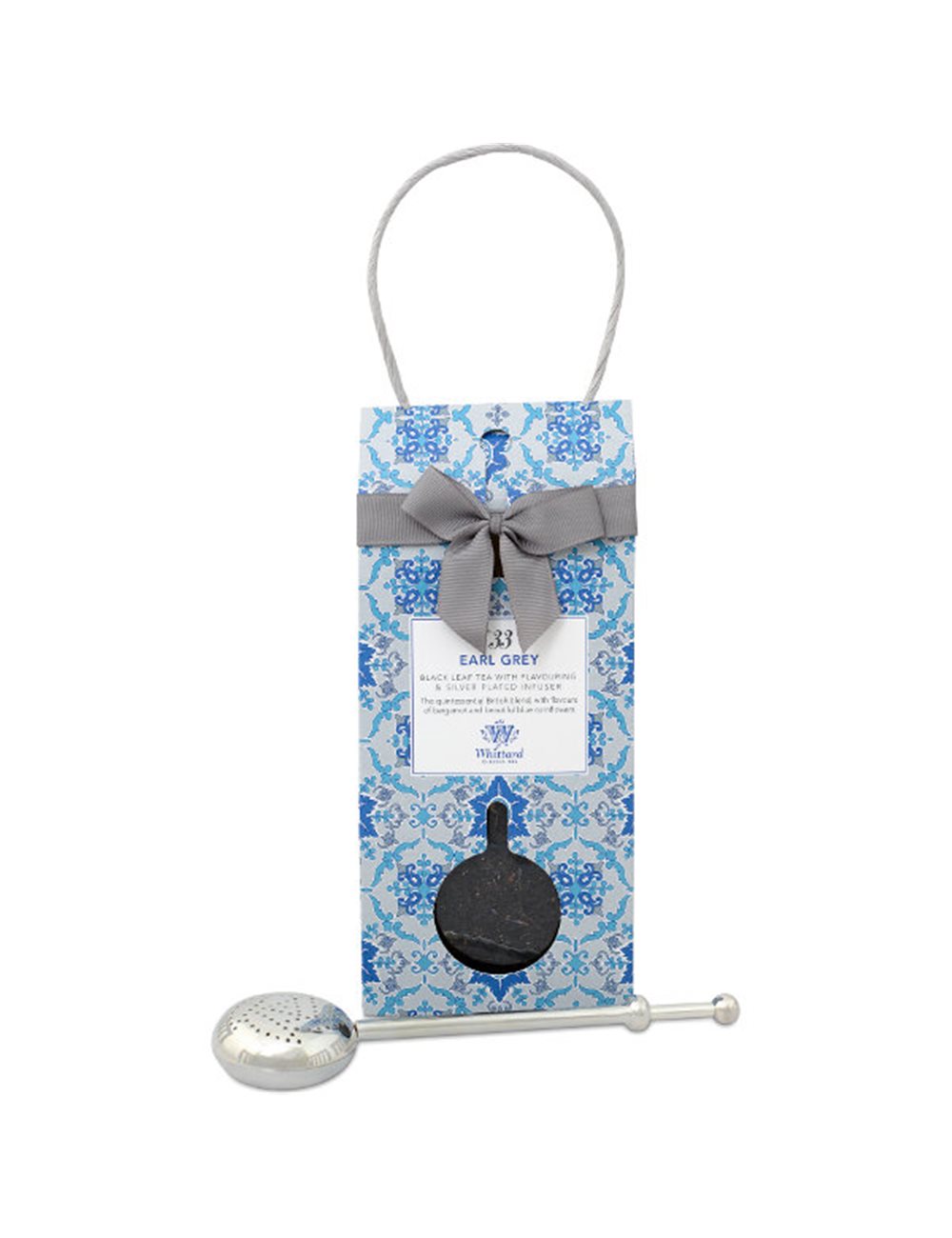 Loose Earl Grey Tea Pouch & Infuser Tea Discoveries 100g