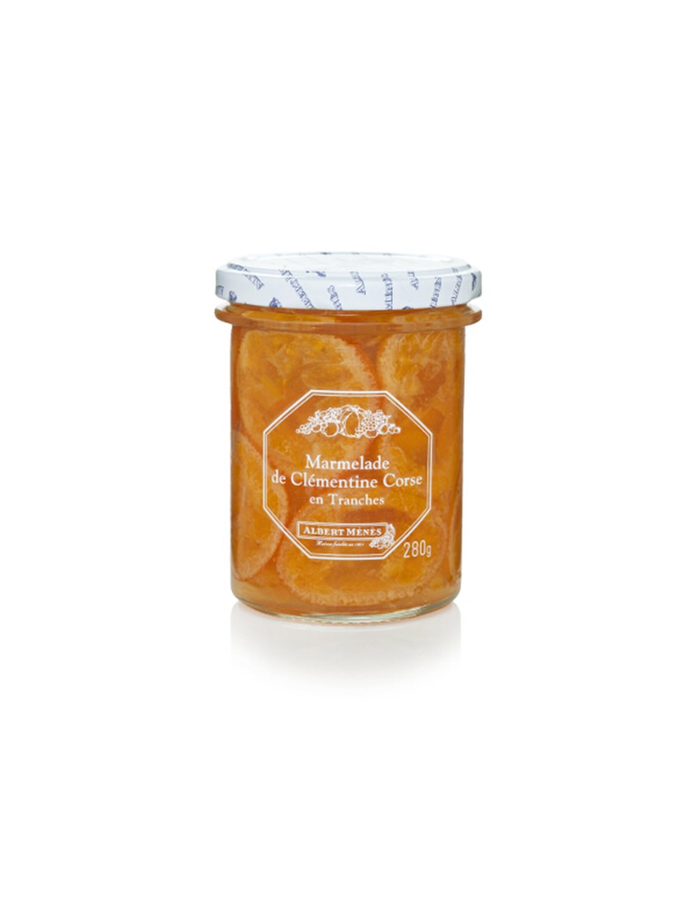 Marmelade met Corsicaanse Mandarijn in schijfjes 280g