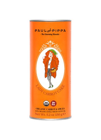 Biscuits salés Lady Carrot cake tubo BIO 150g