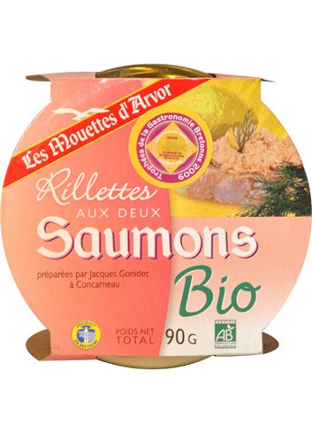 Rillettes de saumon BIO 90g