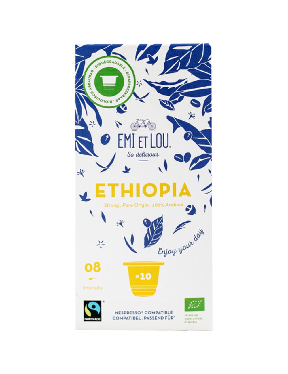Ethiopia Bio Fairtrade Arabica Compost Caps (10x)