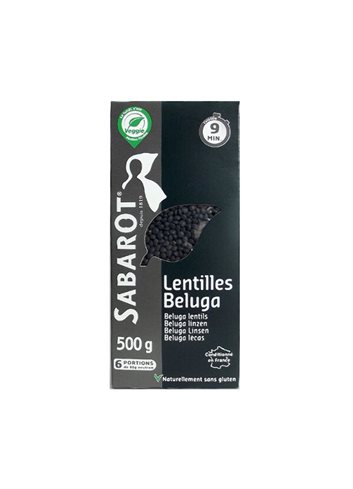 Lentilles noires Beluga 500g