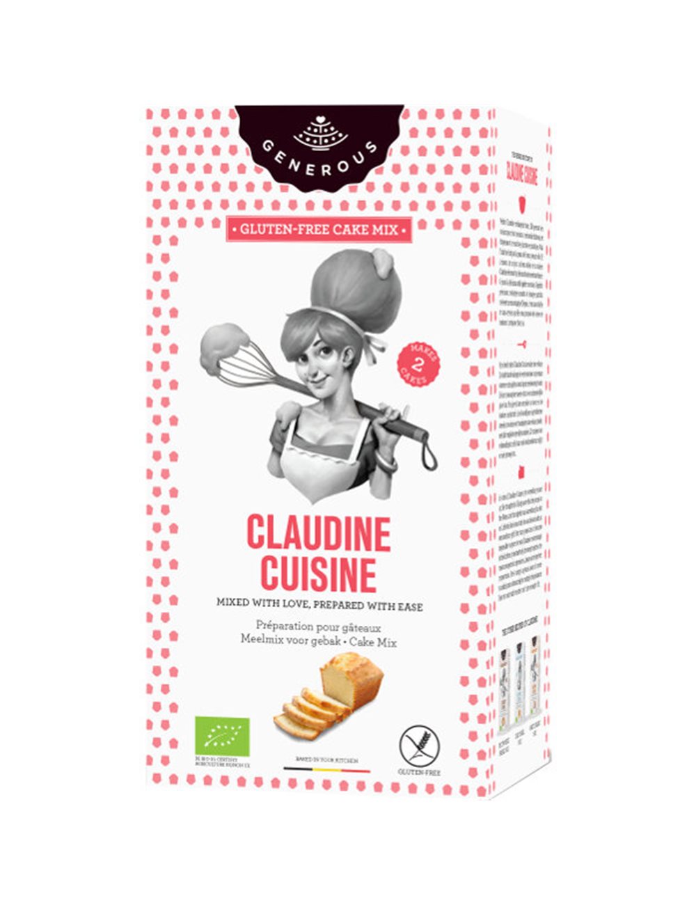 Claudine Cuisine - Meelmix voor gebak BIO (glutenvrij)
